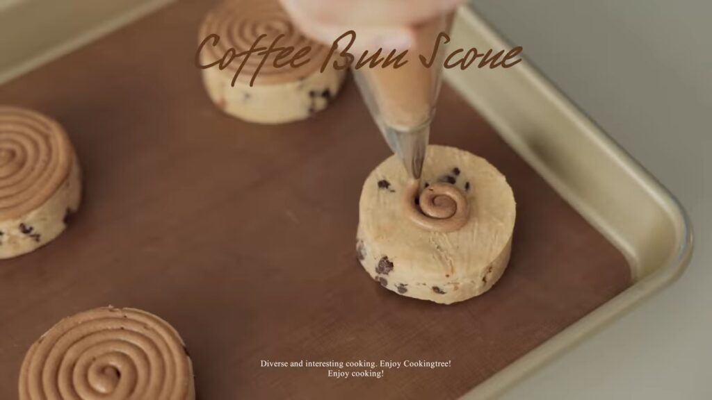 Coffee Bun Scone Coffee Chocolate chip Scone Recipe Cooking tree