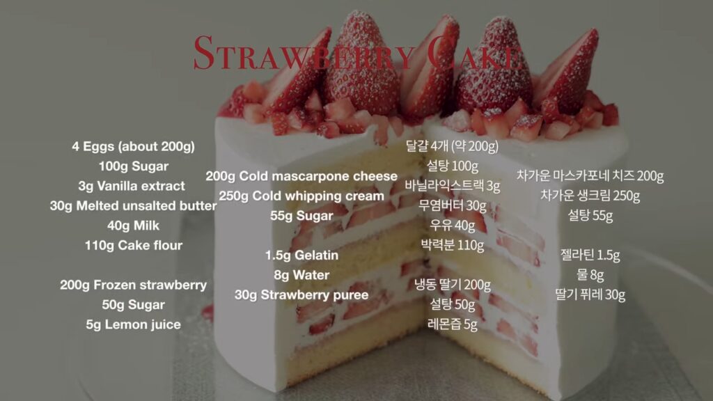 Mascarpone cream Strawberry Cake Recipe Cooking tree
