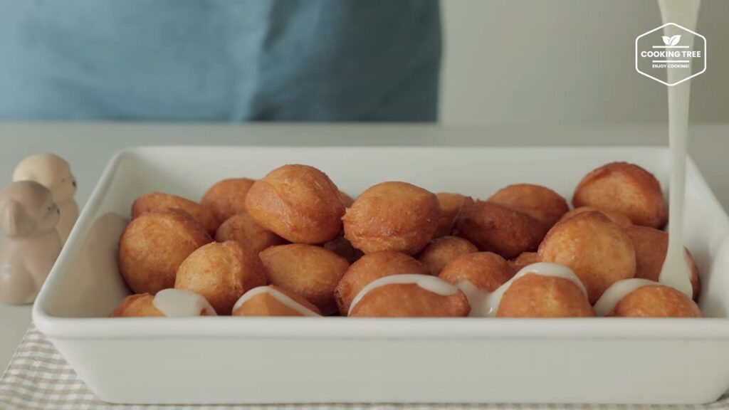 No knead Easy Mini Glazed Donuts Recipe Cooking tree