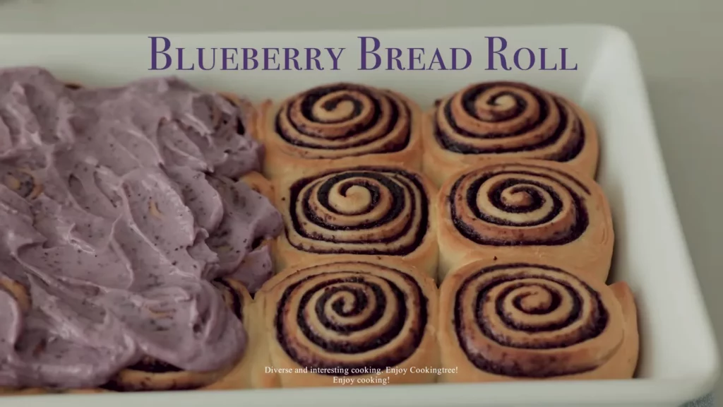 Blueberry Bread Roll Recipe