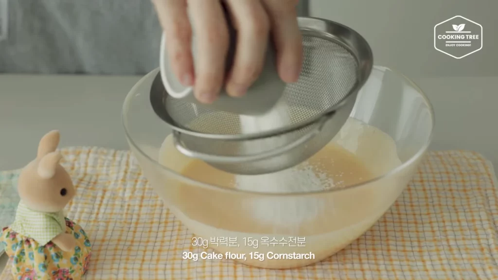 Crumble Souffle Cake Recipe
