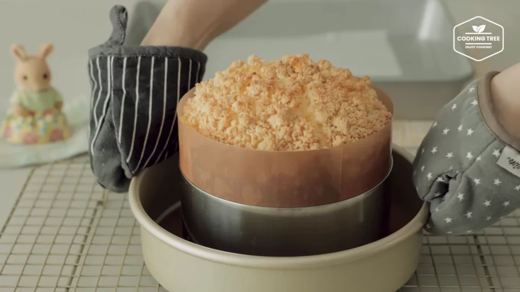 Crumble Souffle Cake Recipe
