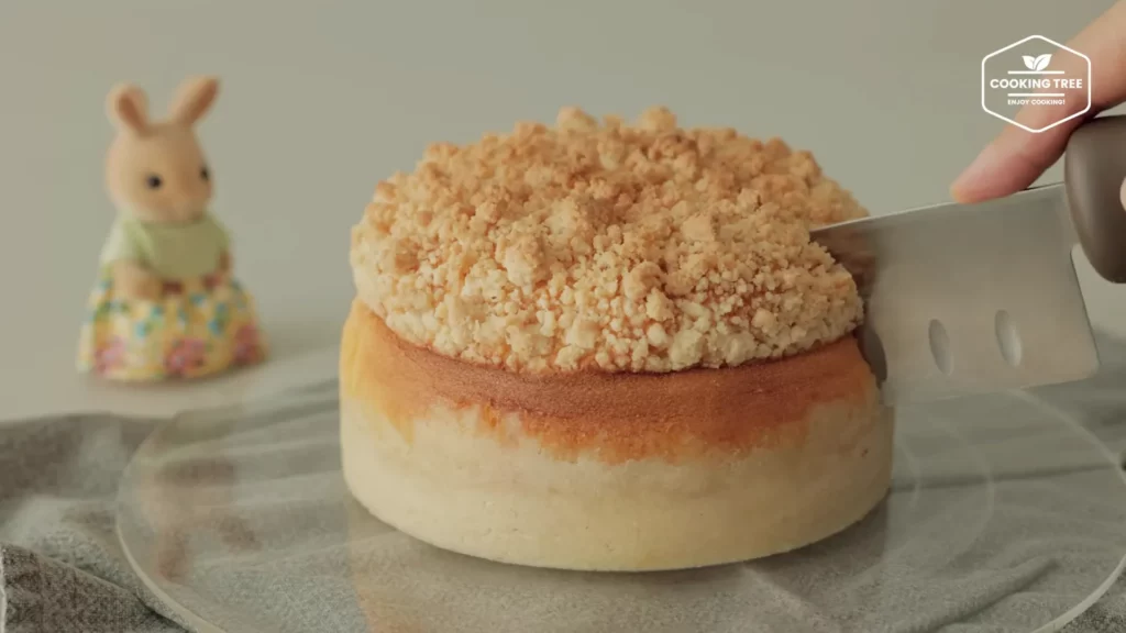 Crumble Souffle Cake Recipe