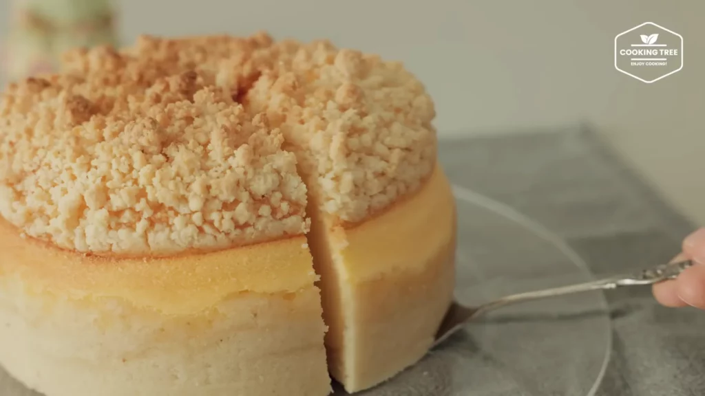 Crumble Souffle Cake Recipe