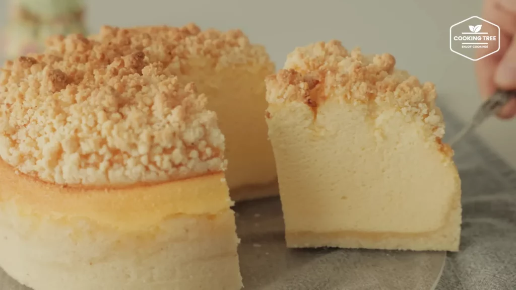 Crumble Souffle Cake Recipe
