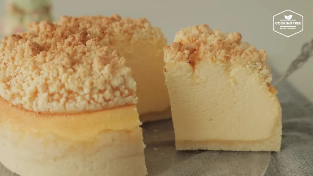 Crumble Souffle Cake Recipe