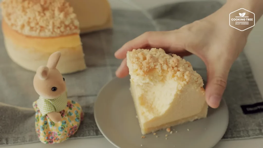 Crumble Souffle Cake Recipe