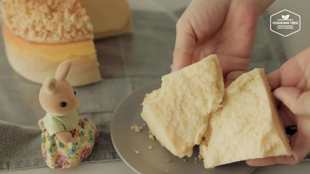 Crumble Souffle Cake Recipe
