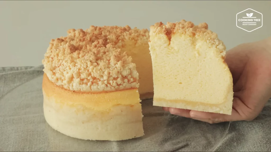 Crumble Souffle Cake Recipe