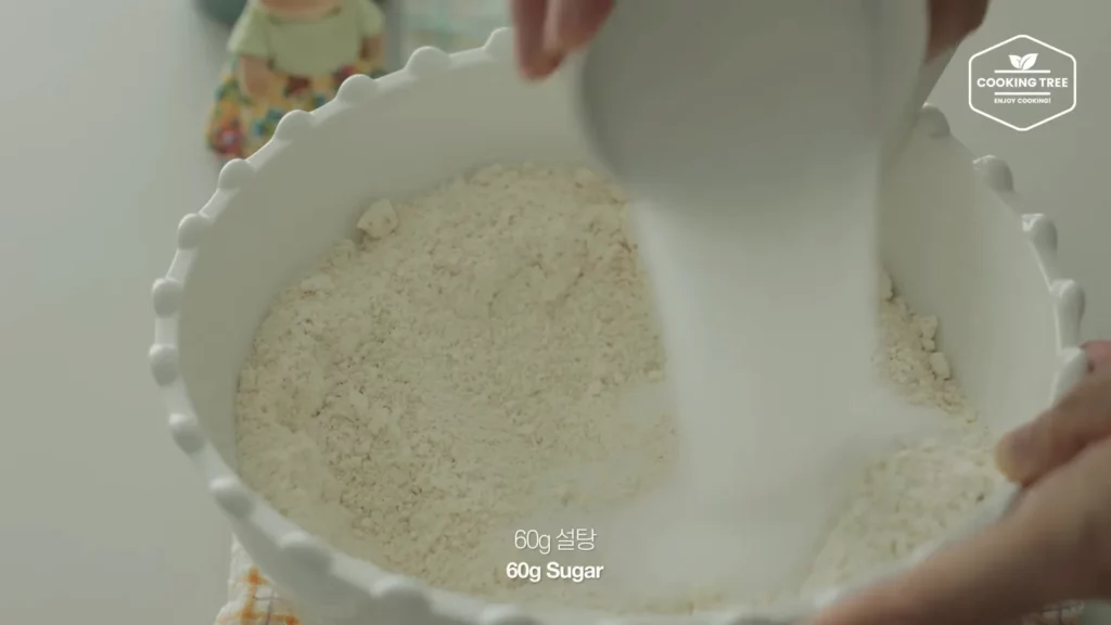 Crumble Souffle Cake Recipe