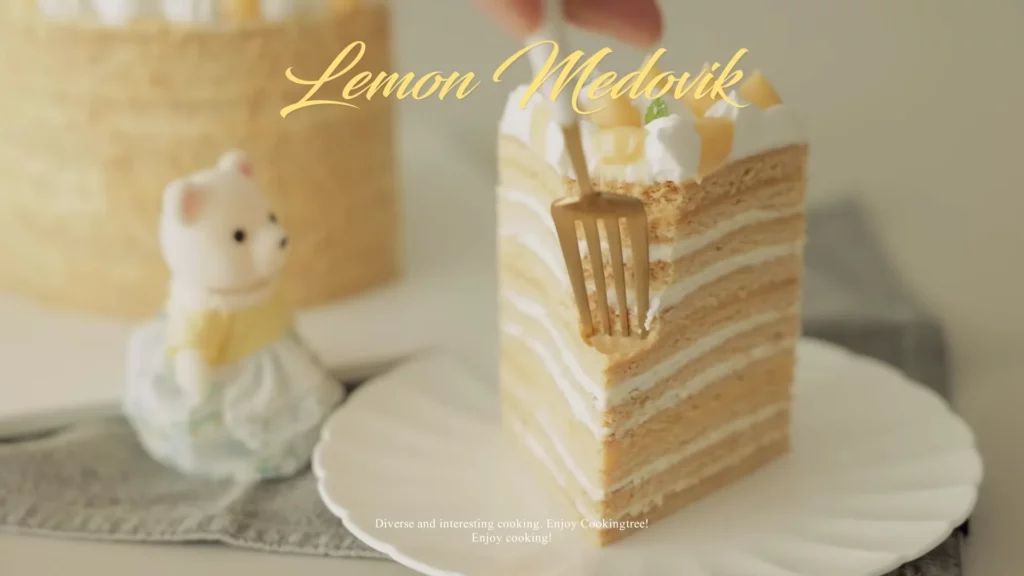 Lemon Medovik Russian Honey Cake Recipe Cooking tree