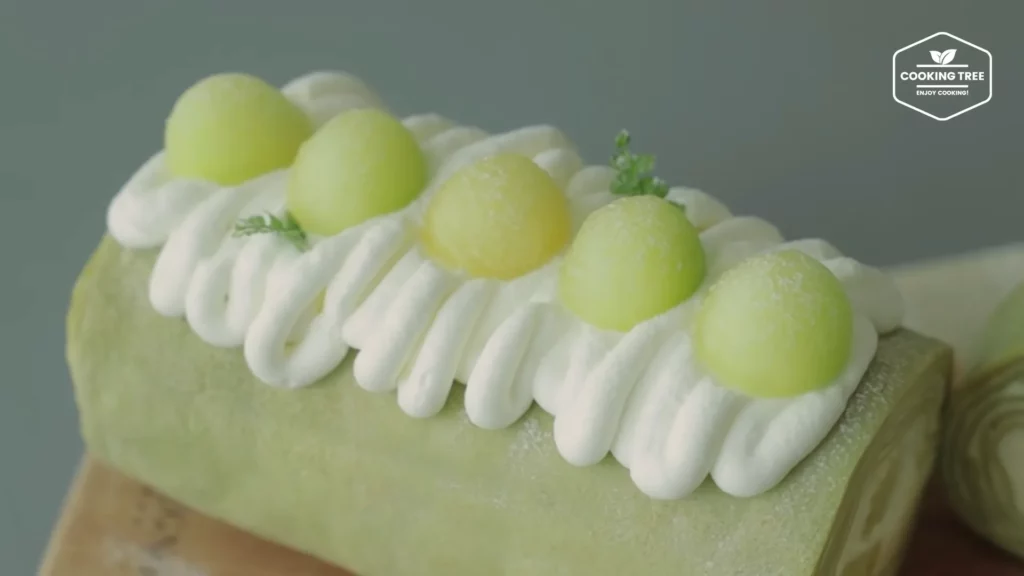 Melon Crepe Roll Cake Recipe