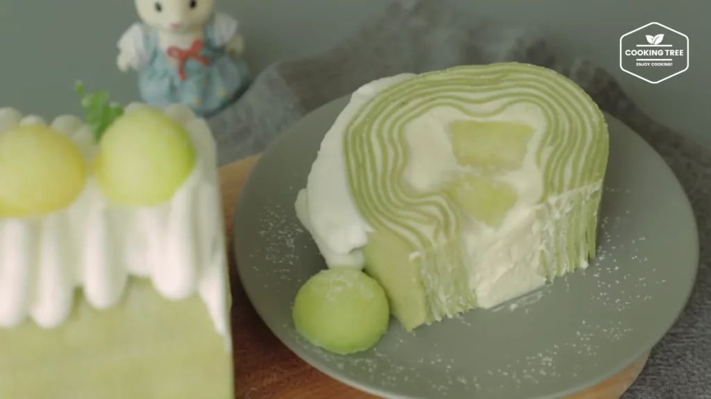 Melon Crepe Roll Cake Recipe