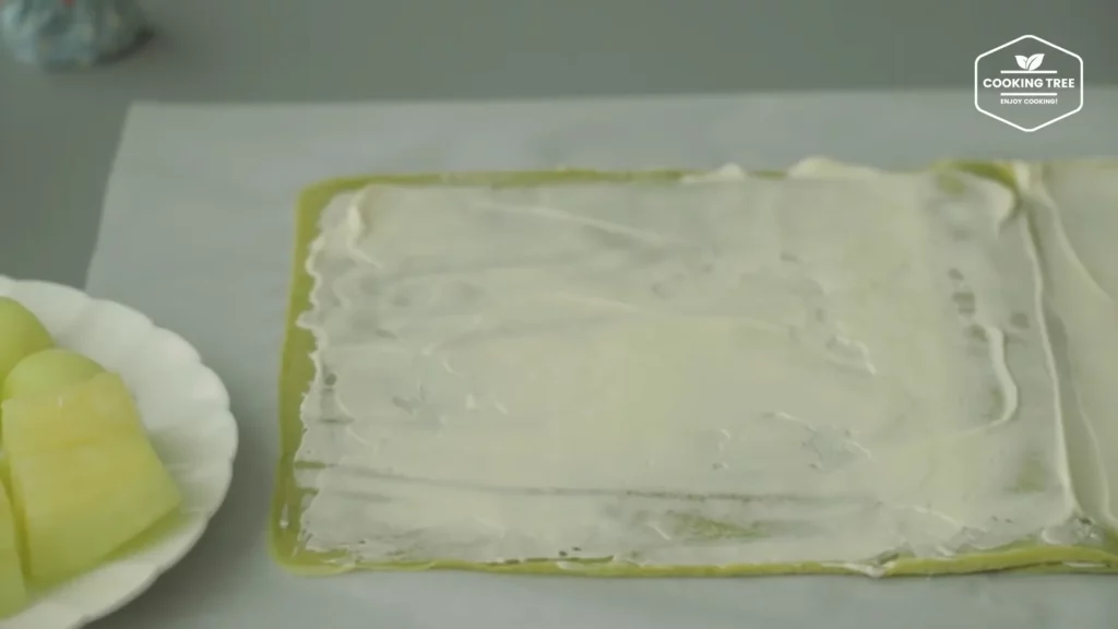 Melon Crepe Roll Cake Recipe