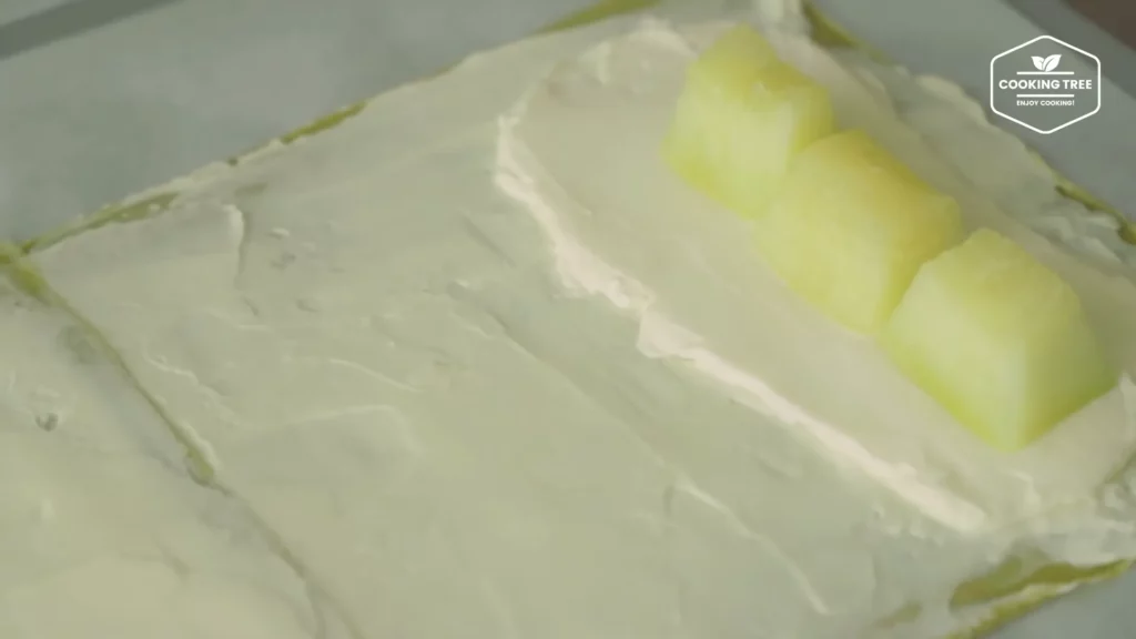 Melon Crepe Roll Cake Recipe