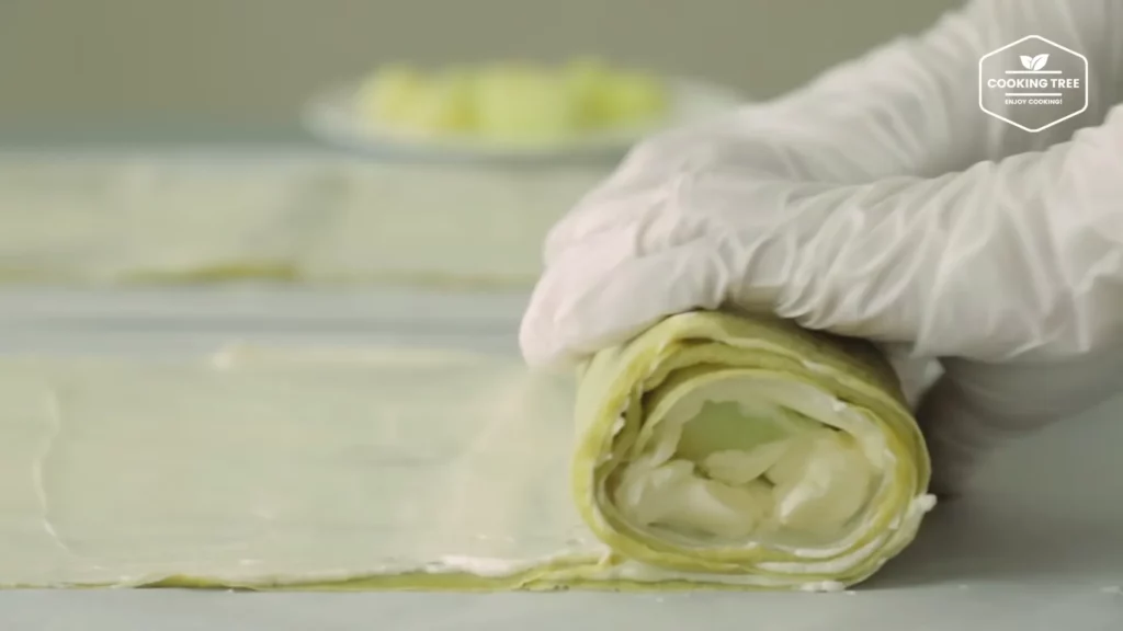 Melon Crepe Roll Cake Recipe