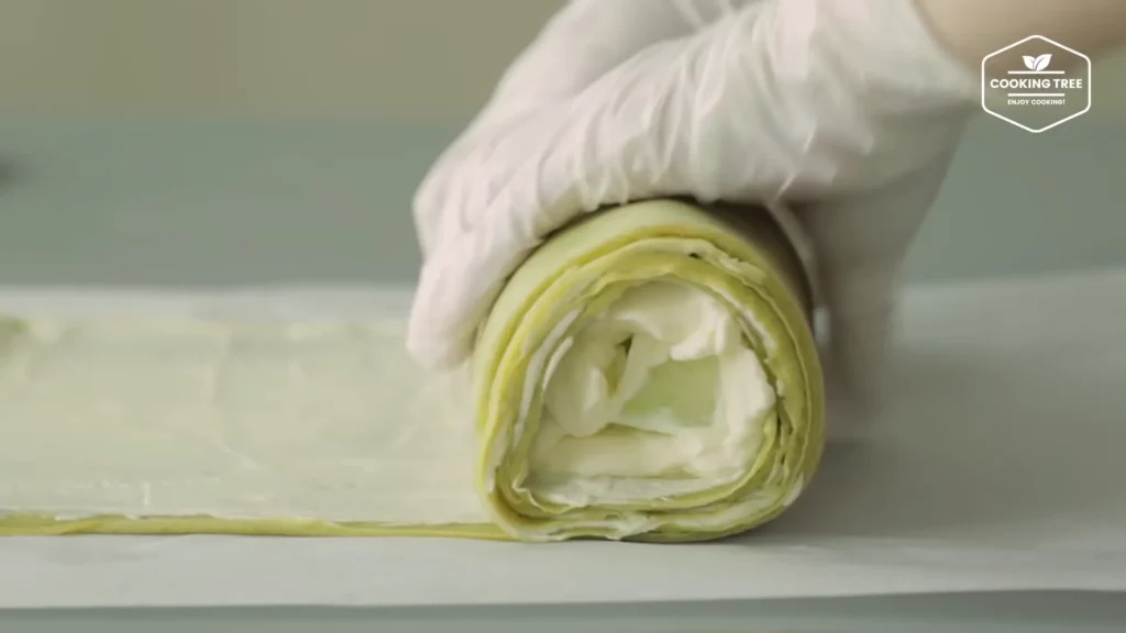 Melon Crepe Roll Cake Recipe