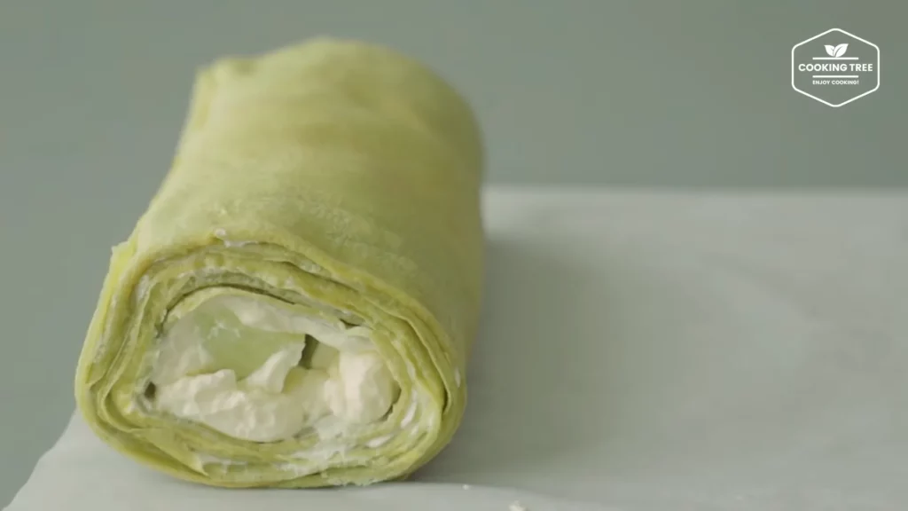 Melon Crepe Roll Cake Recipe