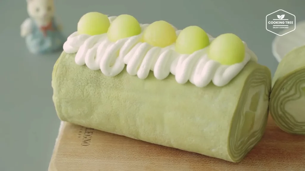 Melon Crepe Roll Cake Recipe