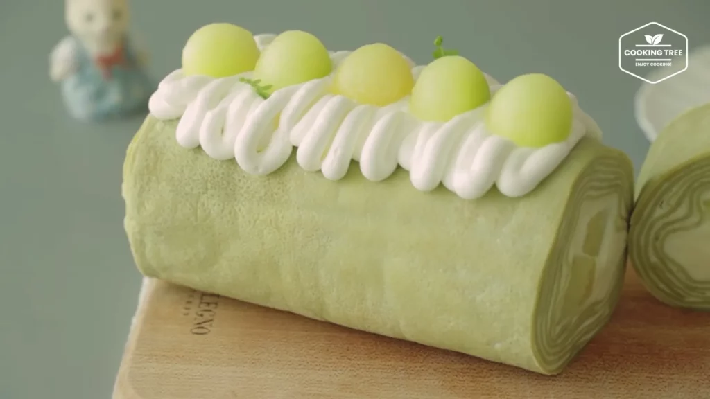 Melon Crepe Roll Cake Recipe