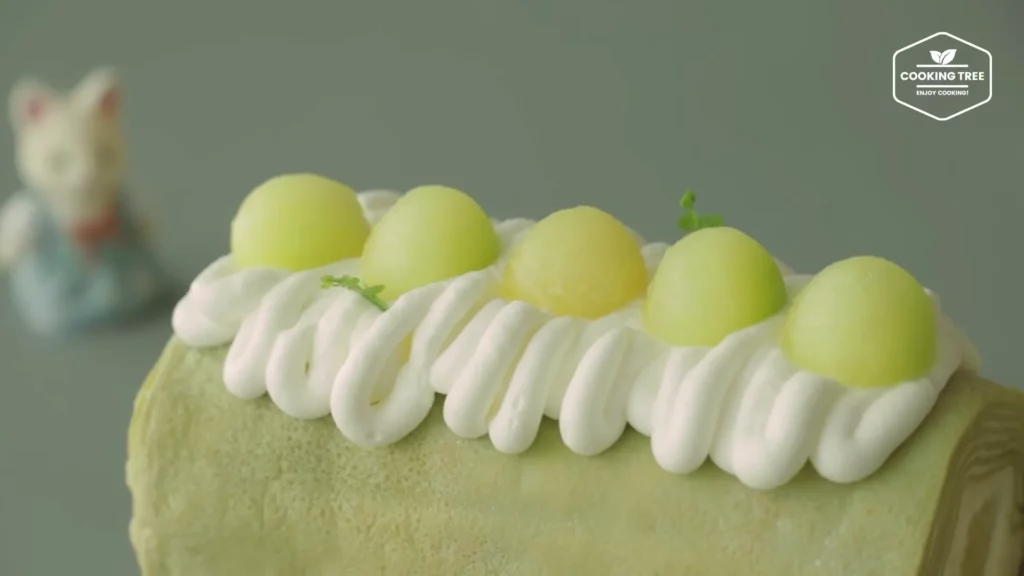 Melon Crepe Roll Cake Recipe