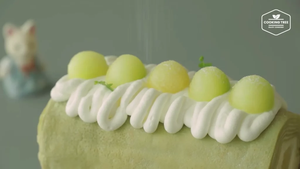 Melon Crepe Roll Cake Recipe