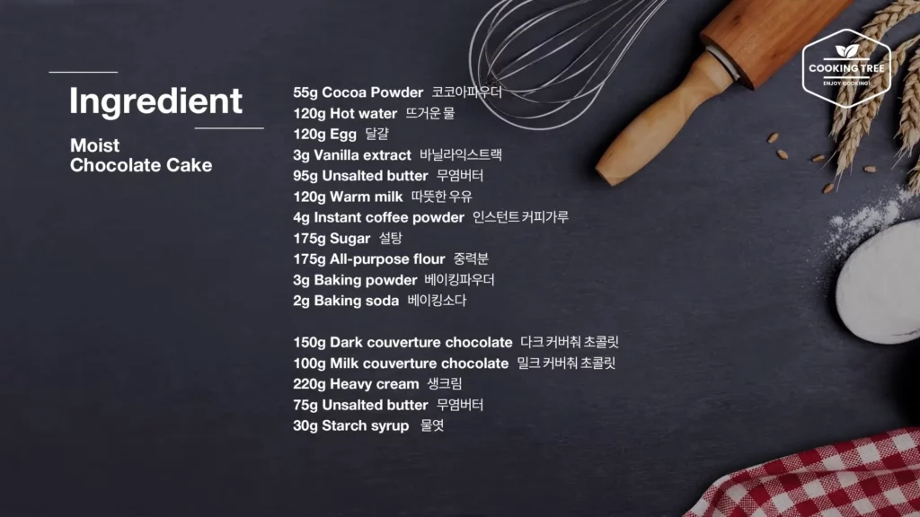 Moist Chocolate Cake Recipe