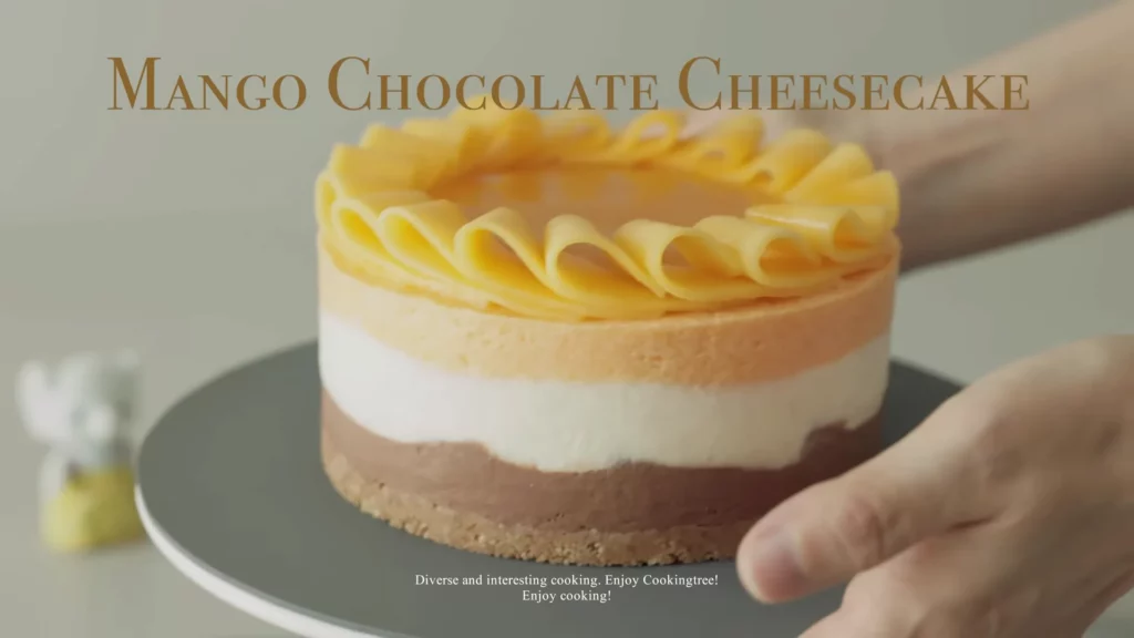 No Bake Mango Chocolate Cheesecake Recipe