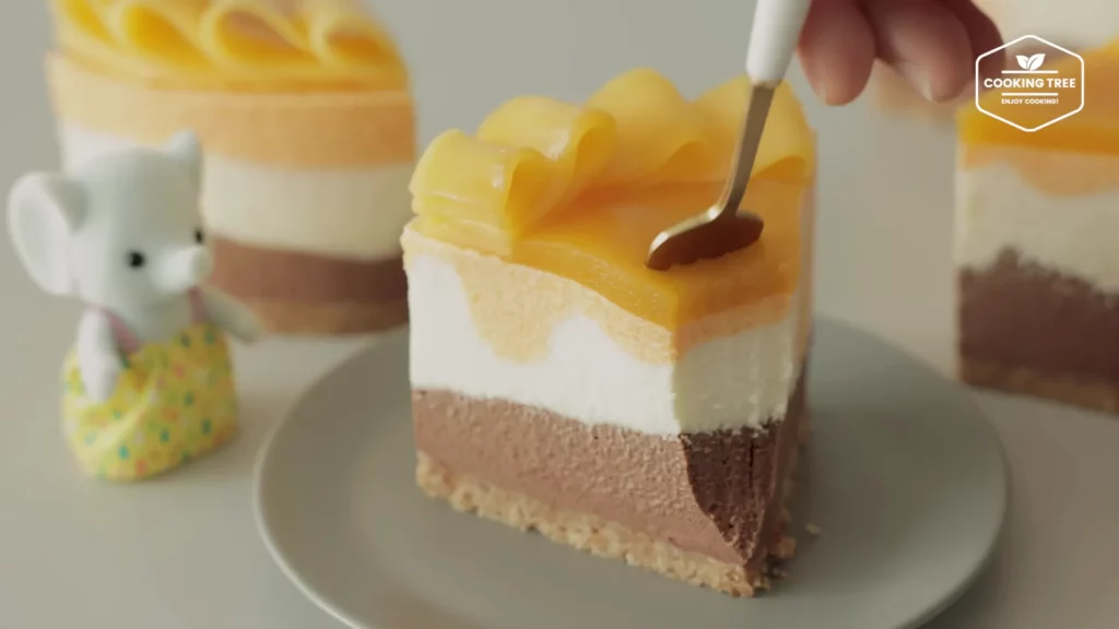 No Bake Mango Chocolate Cheesecake Recipe