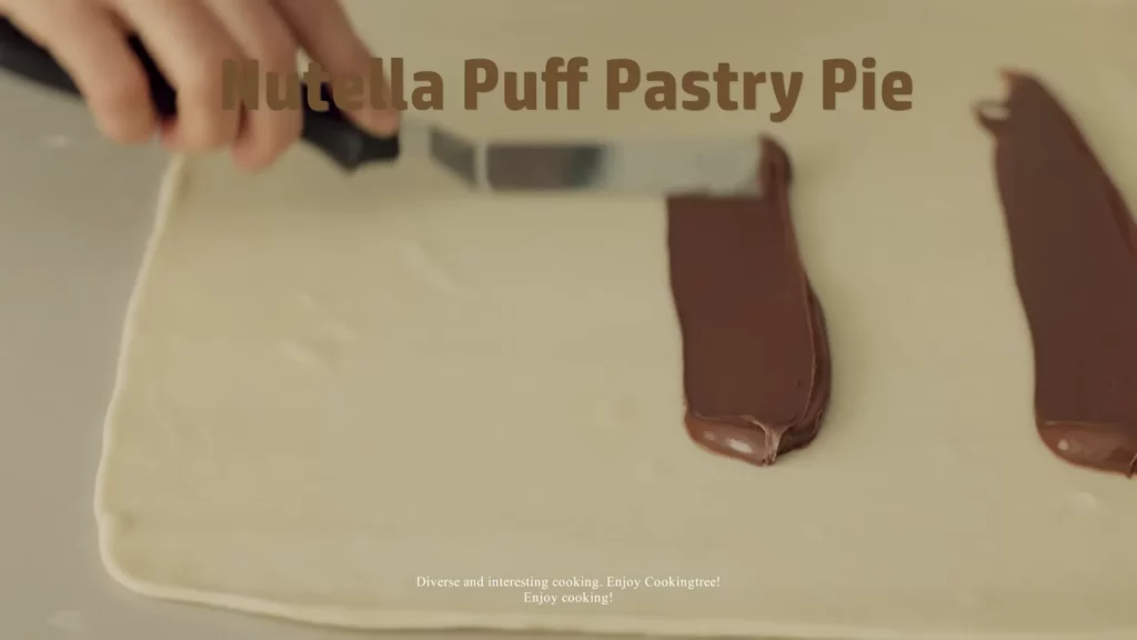 Nutella Puff Pastry Pie Recipe