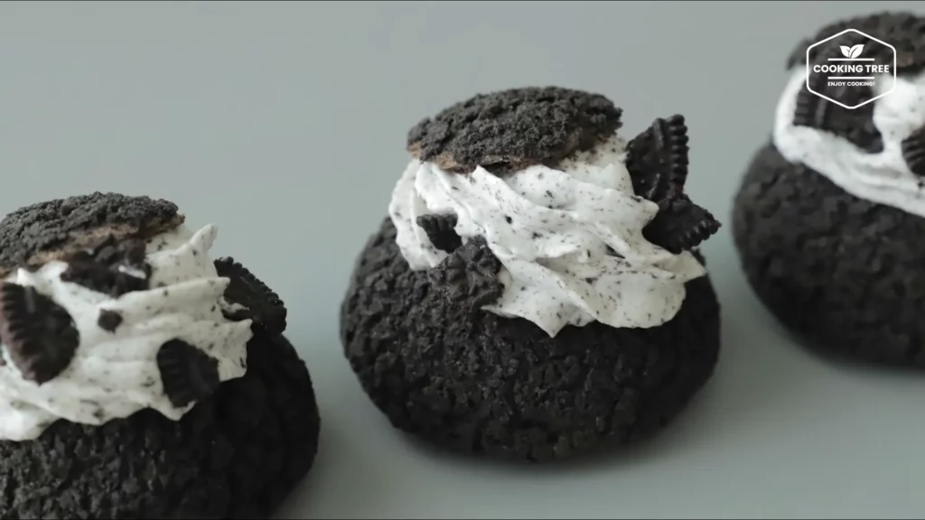 Oreo Cookie Choux Cream puff Recipe