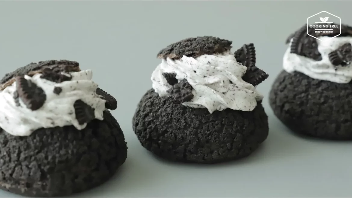Oreo Cookie Choux Cream puff Recipe