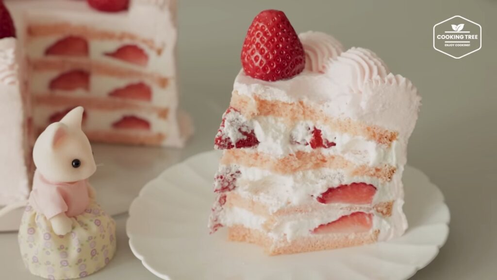 Pink Strawberry Cake Recipe