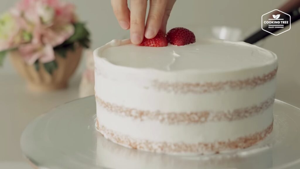 Pink Strawberry Cake Recipe