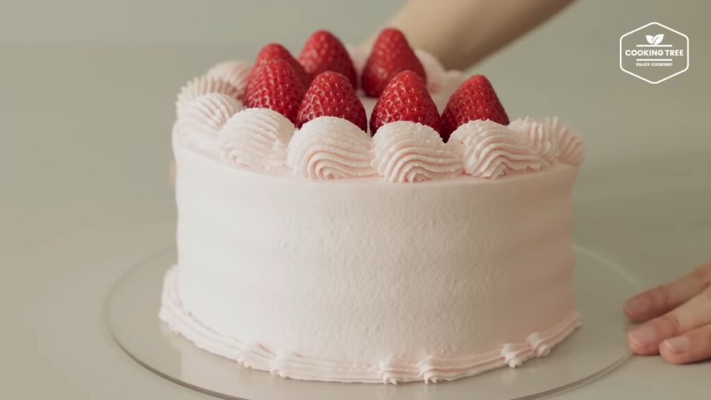 Pink Strawberry Cake Recipe