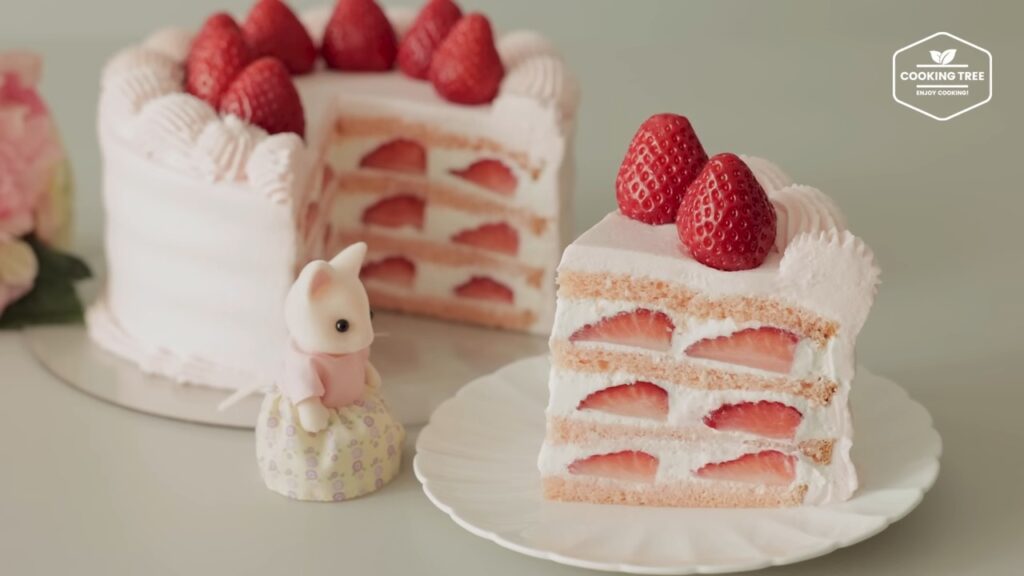 Pink Strawberry Cake Recipe