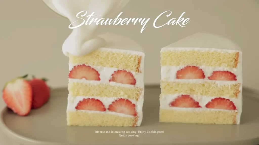 Strawberry Cake Recipe Cooking tree