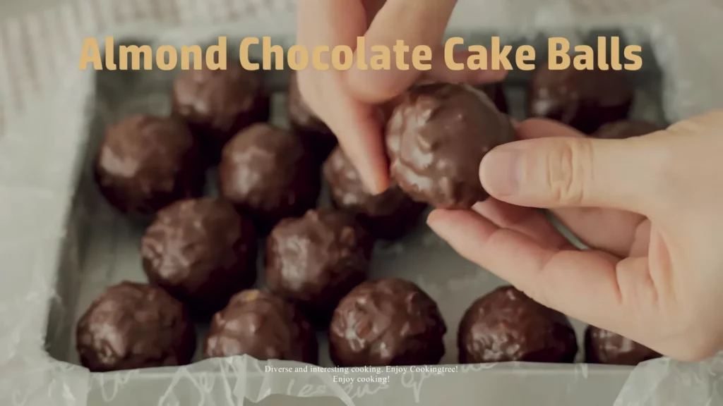 Almond Chocolate Cake Balls Recipe