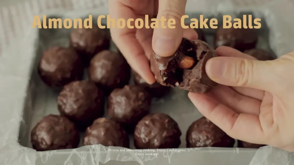 Almond Chocolate Cake Balls Recipe