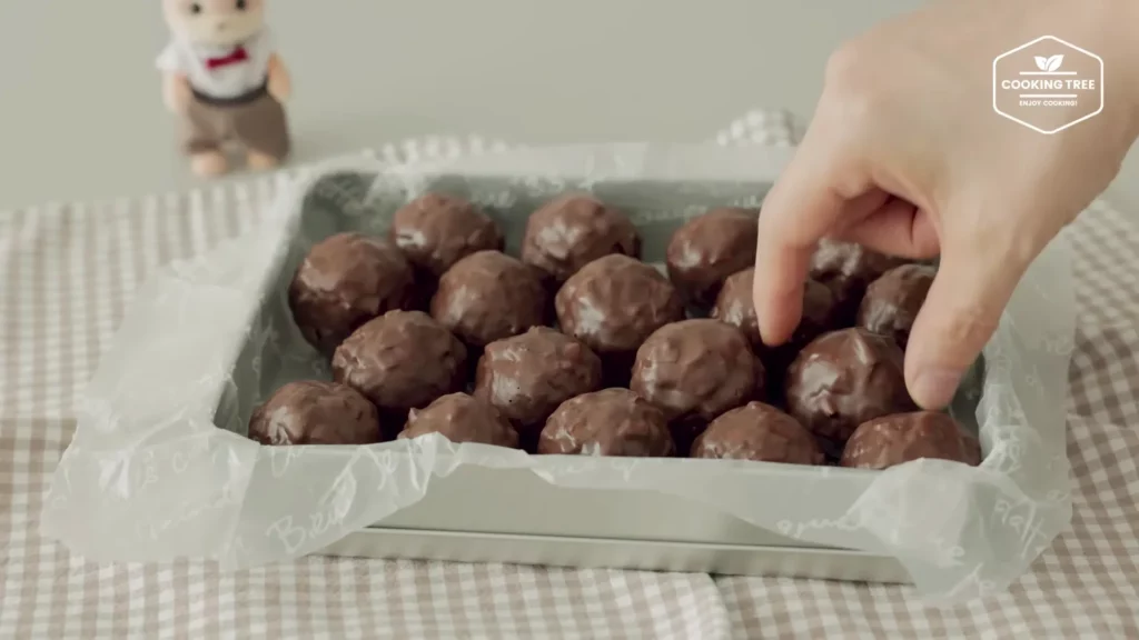 Almond Chocolate Cake Balls Recipe