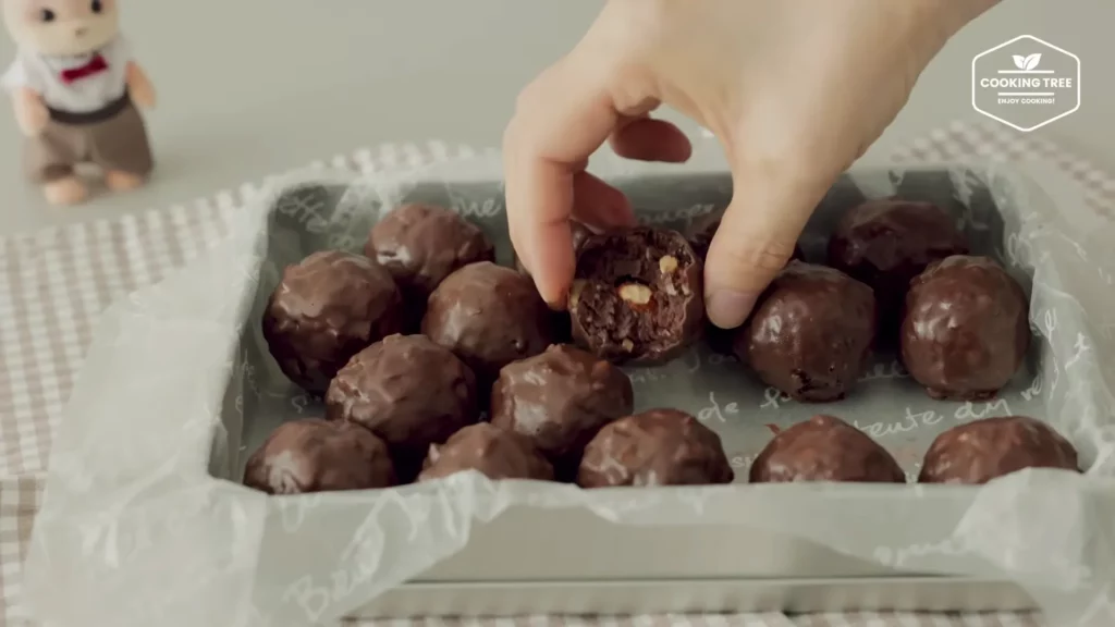 Almond Chocolate Cake Balls Recipe