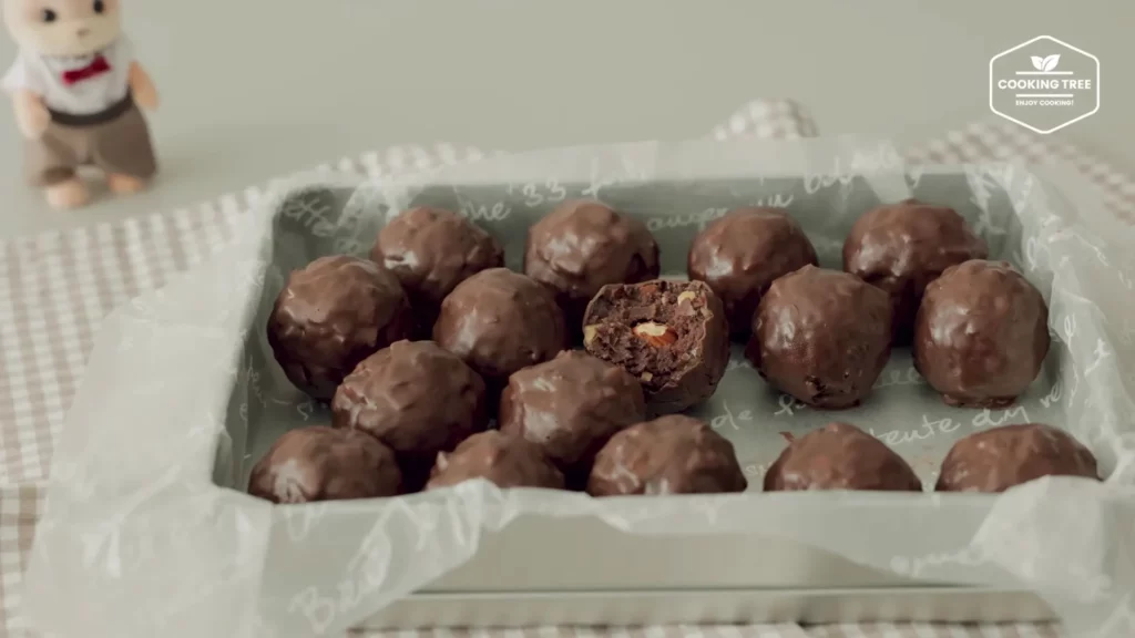 Almond Chocolate Cake Balls Recipe