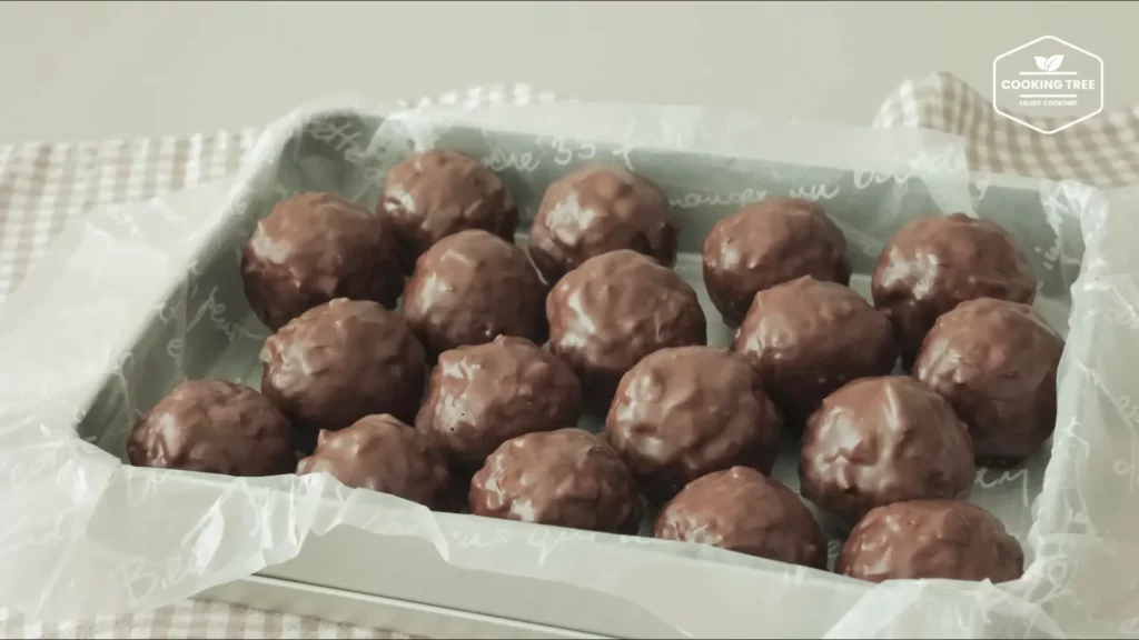 Almond Chocolate Cake Balls Recipe