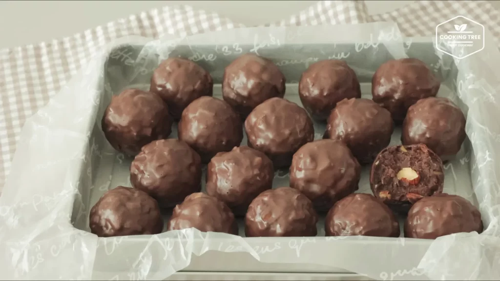 Almond Chocolate Cake Balls Recipe