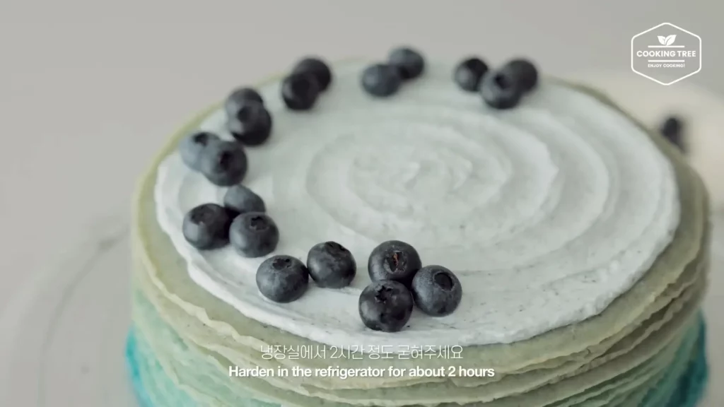 Blueberry Crepe Cake Recipe