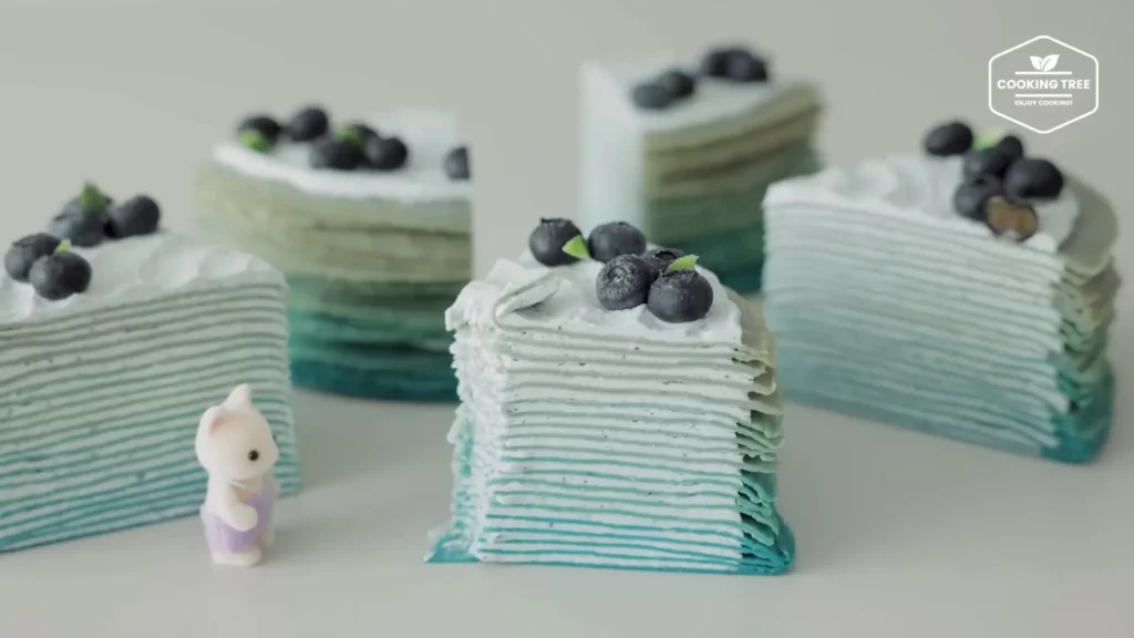 Blueberry Crepe Cake Recipe
