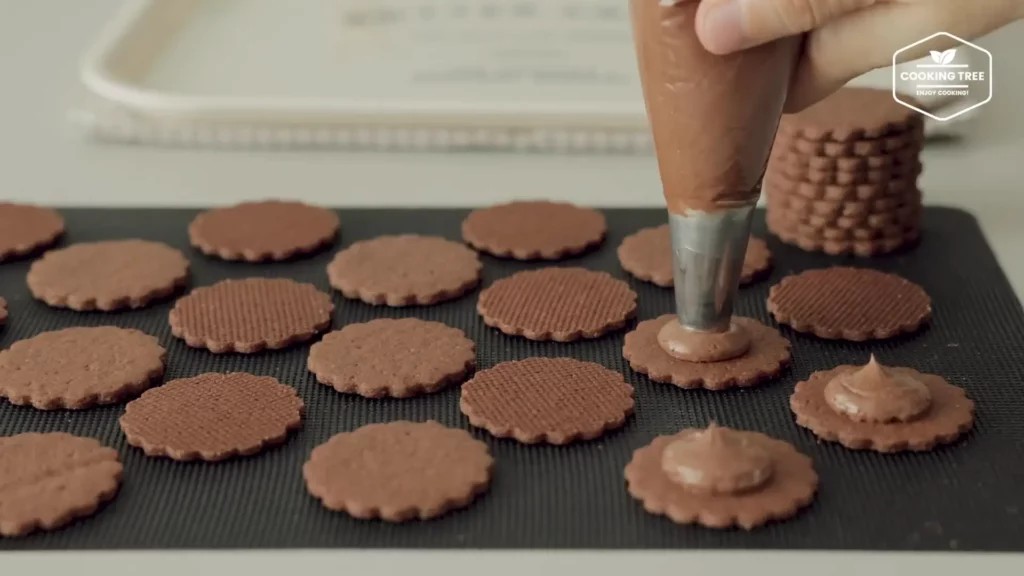 Caramel Chocolate Sable Sandwich Cookies Recipe Cooking tree