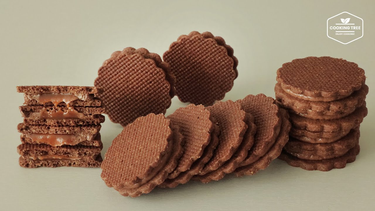 Caramel Chocolate Sable Sandwich Cookies Recipe