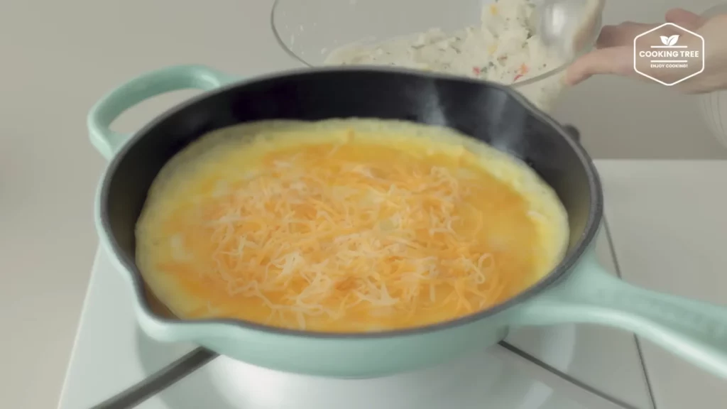 Cheese Potato Omelette