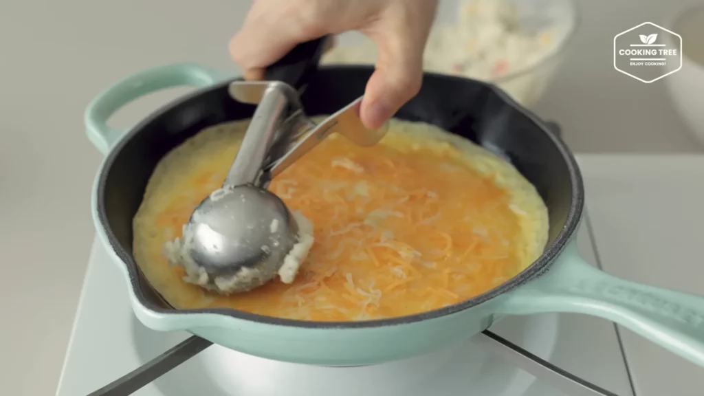 Cheese Potato Omelette